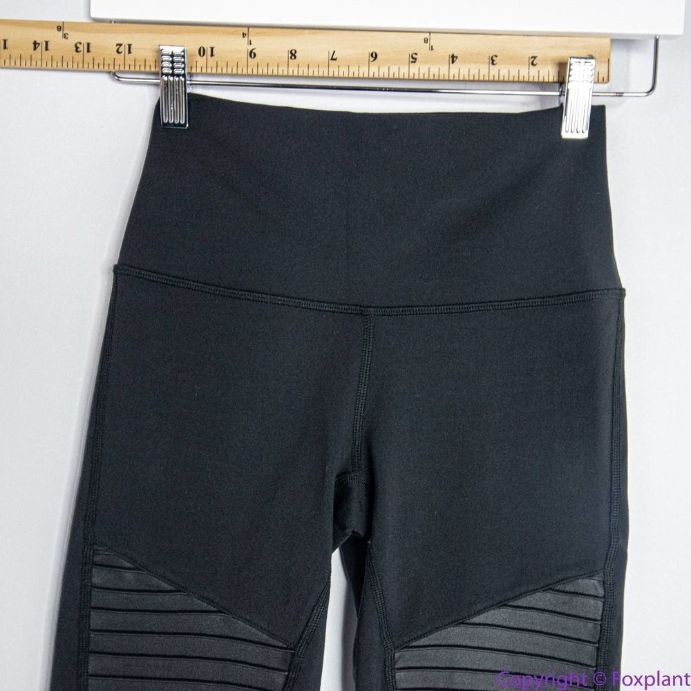 NEW Alo Yoga Women's High Waist Moto Legging in black, S - Picture 5 of 16
